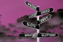 Seven deadly sins sign